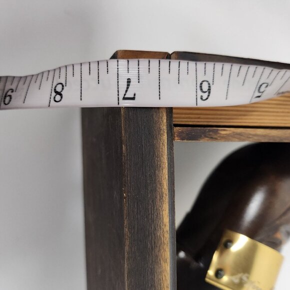 Vintage Normandie Wood Clog Shoes Design Bookends Pair Brown Rustic Primitive - Picture 12 of 13